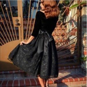Pinup Girl Couture Black Francesca Skirt M